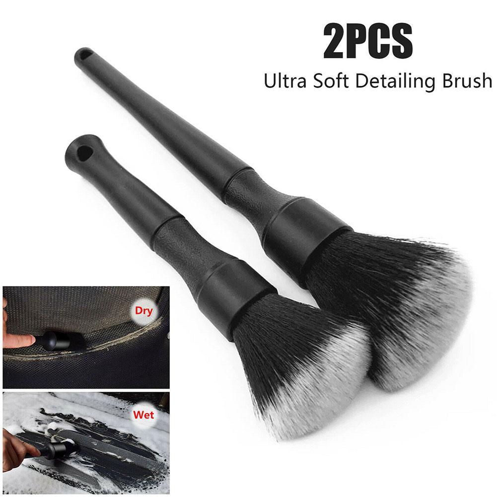 1/2pcs Car Interior Ultra-Soft Detailing Brush Scratch-Free Cleaning Brush for Exterior, Interior Panels Auto Detail Dash Brush