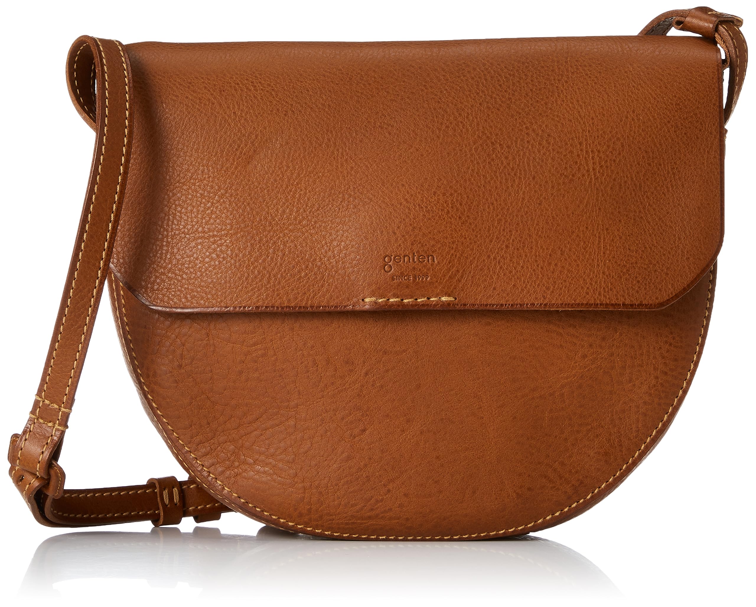

Shoulder Minerva Shoulder Bag Cha [Genten] Women s 44022-50 коричневий