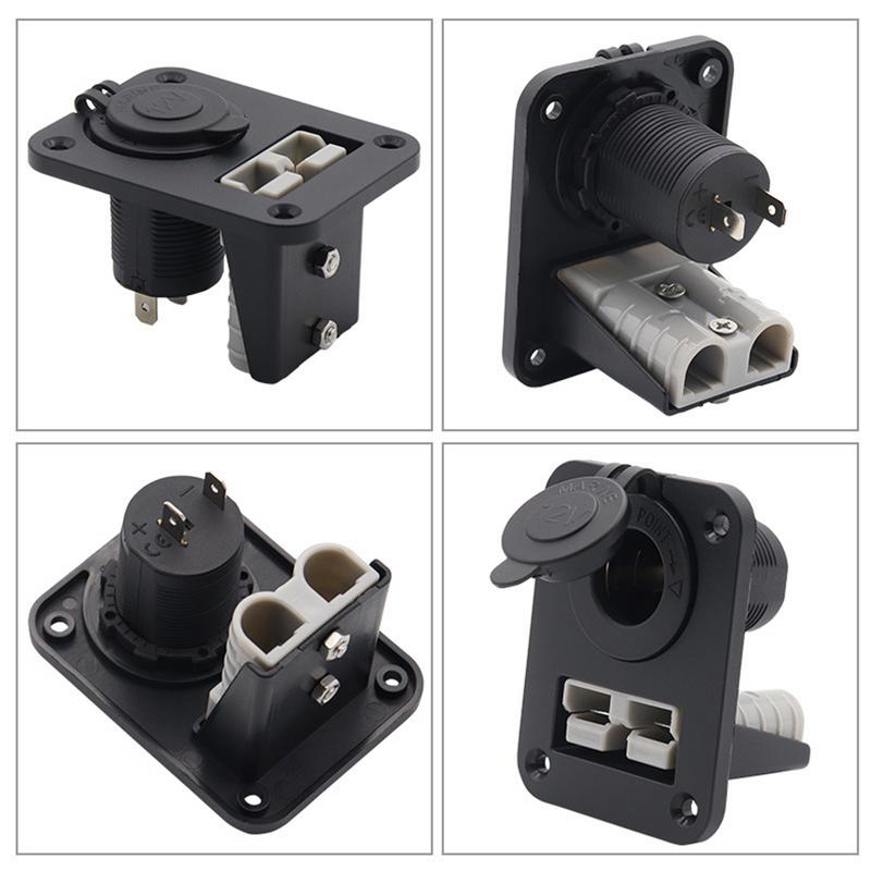Vehicle Plug Panel 240W Marine Boat Socket Panel Outlet Panel 50A RV Socket Panel Plug-In Combination Panel For Cars Marine
