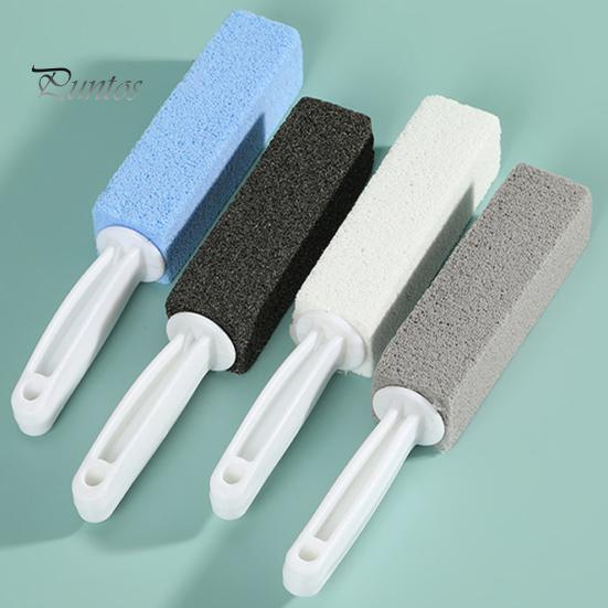 Pierre ponce pour toilettes Élimination des taches d'eau dure Dépôts de calcium Manche long Poignée ergonomique Nettoyant pour toilettes