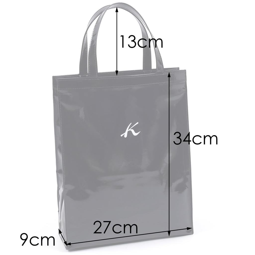 Kitamura YH1128 Shopping Bag, A4 Size, Dark Blue