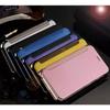 For Samsung Galaxy S6 S7 Plus Clear View Mirror Leather Flip Stand Case Cover