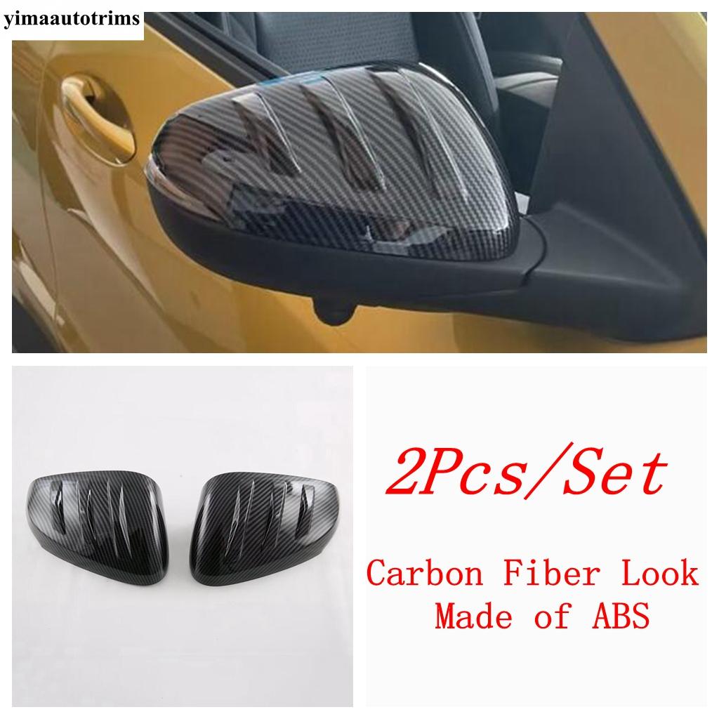 Rearview Mirror Cap / Handle Bowl / Fuel Tank Oil Cover Trim Carbon Fiber Accessories Exterior Fit For Chevrolet Trax 2024