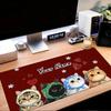 1PC Custom Name Cats Headscarves Celebration Mouse pad, keyboard and mouse desk pad, for computer notebook  Birthday Gift For Any Room Or Office
