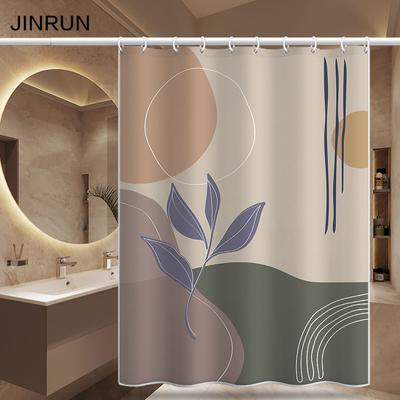 Cortina impermeable gruesa para baño, cortina de ducha a prueba de moho, cortina de partición de ducha, cortina de ducha, cortina de baño, perforación libre