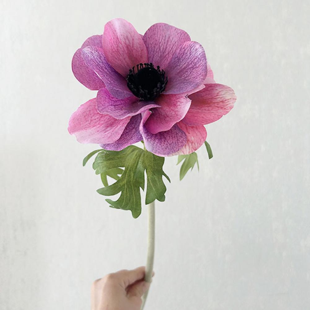 No Maintenance Flower Artificial Flower Stem Uv Resistant Silk Bloom Realistic Faux Flower Centerpiece for Home Office Wedding