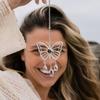 Butterfly Projection Necklace: 'I Love You' in 100 Languages, Perfect for Thanksgiving & Christmas