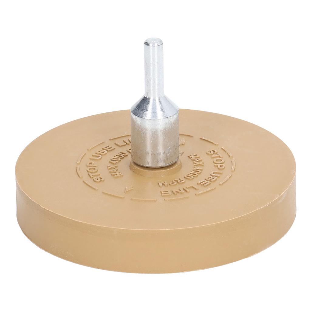 3.5in Rubber Eraser Wheel Pneumatic Adhesive Remover for Vinyl Decal Graphics Removal 4000RPM