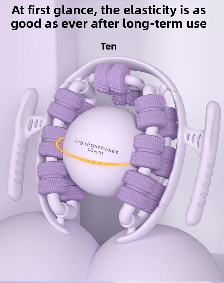 28 Wheel Annular Leg Clamp Massager Relax Massager Anti-cellulite Massager Body Slimming Roller Massage for Body