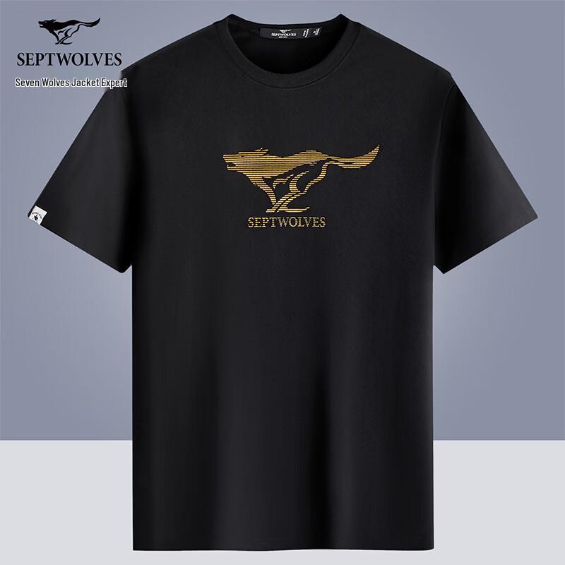 

Septwolves Men s Solola Print Round Neck T-shirt 165/84A