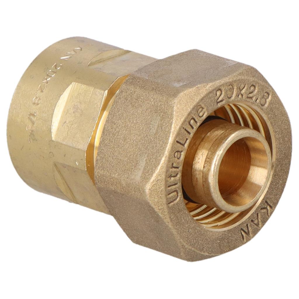 UltraLINE Brass Screwed Connector - 20 G1/2"