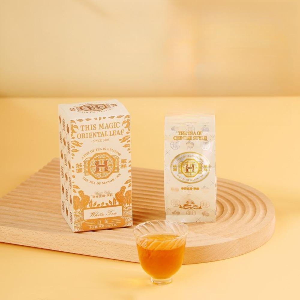 

Чай Huaxiangyuan Чай Fuding Ningde Качественный белый чай 20 г Shoumei в дегустационной упаковке