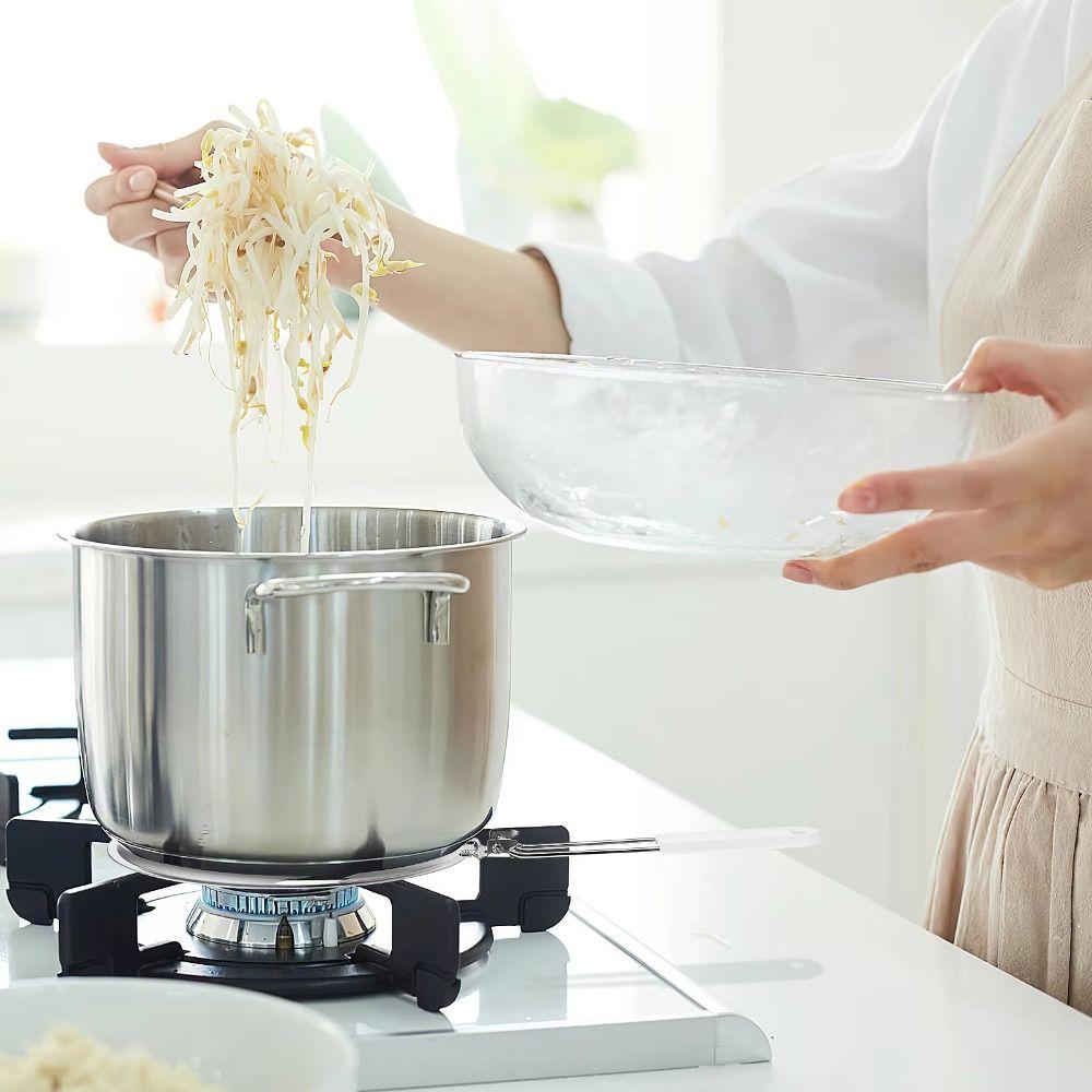 Wood Handle Heat Diffuser Foldable Flame Guard Simmer Plate Durable Insulation Pads  Kitchen