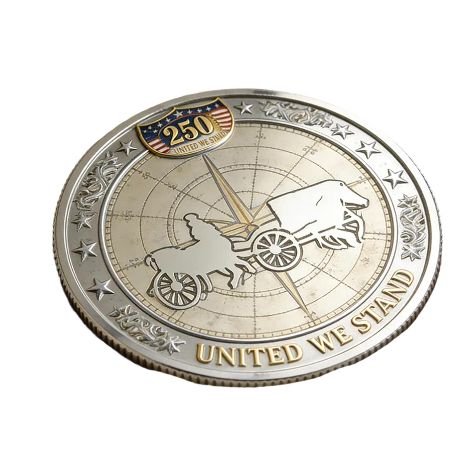 Памятная монета-вагон к 250-летию США Коллекционная