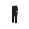 Knitted Sweatpants Men's Black Moderate Cuffed Pants HK2834