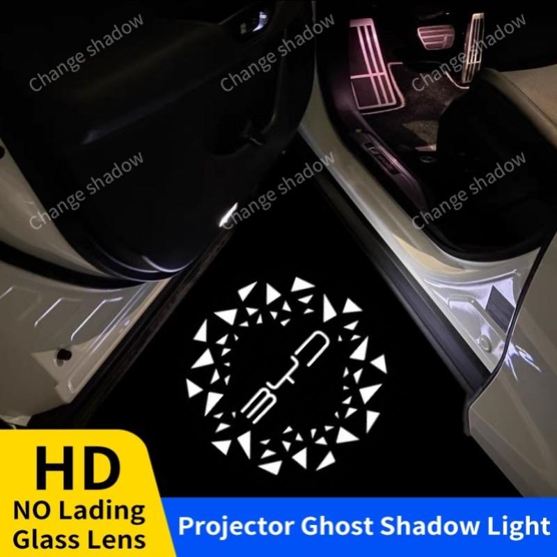 2pcs HD LED Car Door Welcome Light Projector Light Ghost Shadow  Atmosphere LightFor BYD ATTO3 YUAN PLUS Han Sealion 6 Song Plus