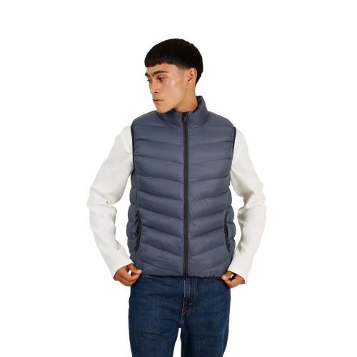 Brave Soul Mens Chevron Quilted Padded Gilet