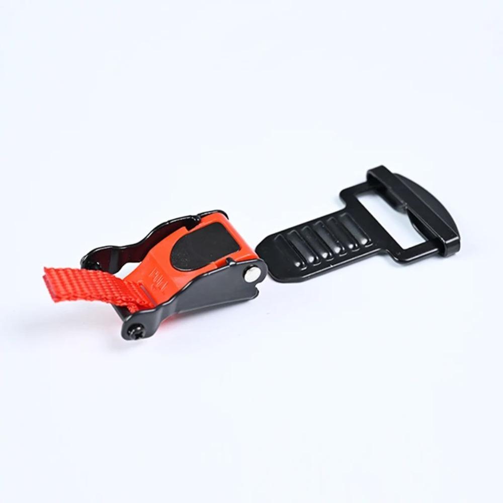 6 Gear Adjustment Bike Helmet Clip Black/Red Helmet Accessories  for Scooter Bicycle Accessories