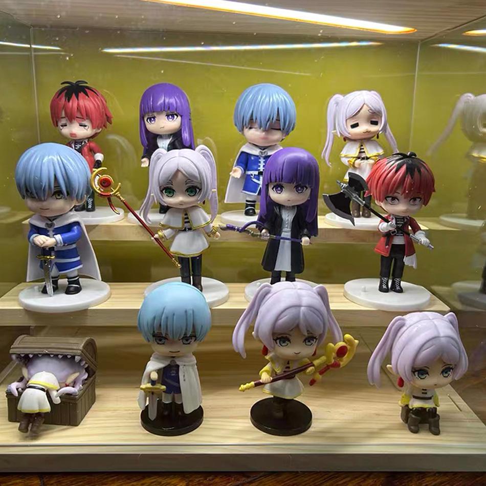 Frieren: Beyond Journey's End 10cm Anime Figures Frieren Himmel Action Figure Boys Gift Set Figure Doll Toys Durable