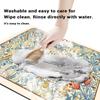 Retro Dish Drying Mats For Kitchen Non-slip Coffee Draining Pad Quick Dry Tableware Placemat Dinnerware Washable
