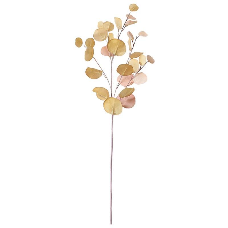 Pink Eucalyptus Leaf Artificial Plants Wall Money Fake Flowers Arrangement Accessories Christmas Home Wedding Decoration