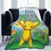 Wobbly Life Sandbox Spiel Korallenfleece Plüsch Überwurf Mode Decke Cartoon Lustig für Bettüberwürfe Gestrickte Mode Decke Büro Warm Atmungsaktiv