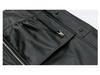 2024 Autumn Women's Fashion Detachable Hooded Knitted Leather Jacket WA8602