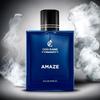 Luxury Amaze Unisex Eau De Parfum with Bergamot, Patchouli, Lavender & Cedar, Premium Long Lasting Citrus & Spicy Fragrance Scent Perfume