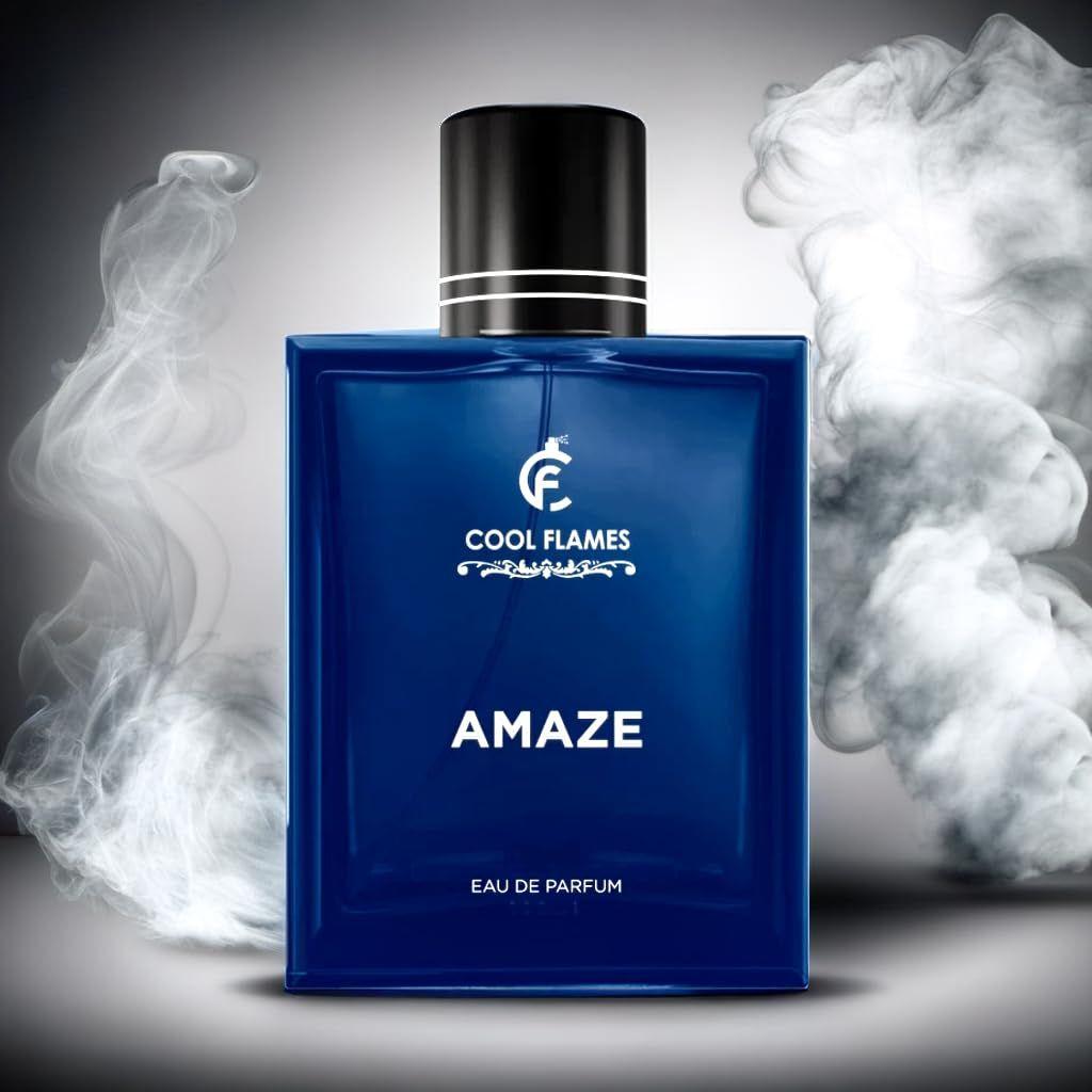 Luxury Amaze Unisex Eau De Parfum with Bergamot, Patchouli, Lavender & Cedar, Premium Long Lasting Citrus & Spicy Fragrance Scent Perfume