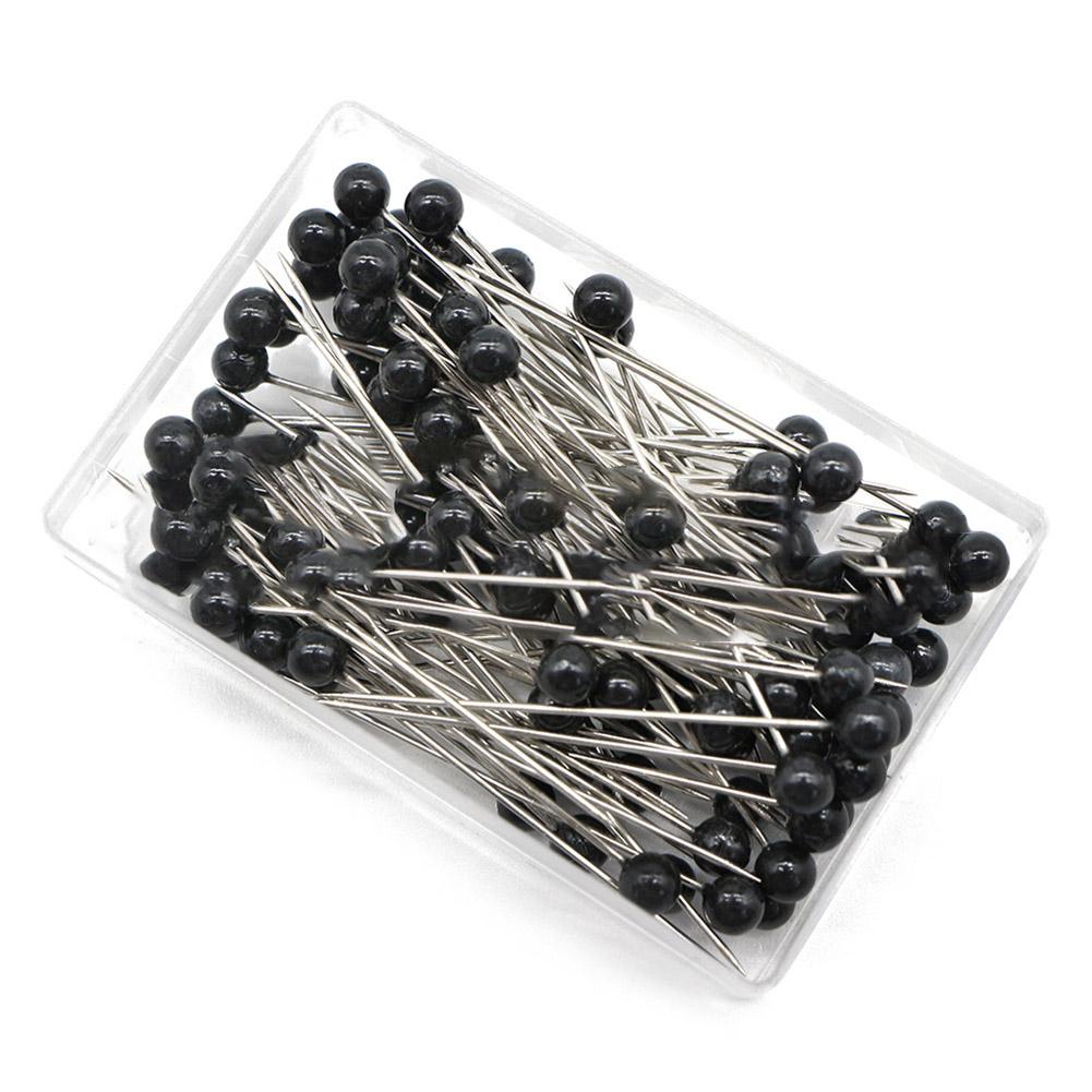 Colorful Clothing Positioning Bead Needle Set  100pcs Straight Pins  Suitable for Tailoring and Party Decorations