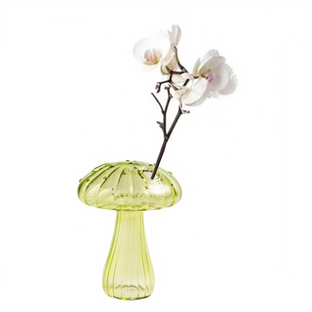 Rustic Glass Vase for Hydroponic Flower Arrangement, Decorative Desktop Aromatherapy Bottle for Home