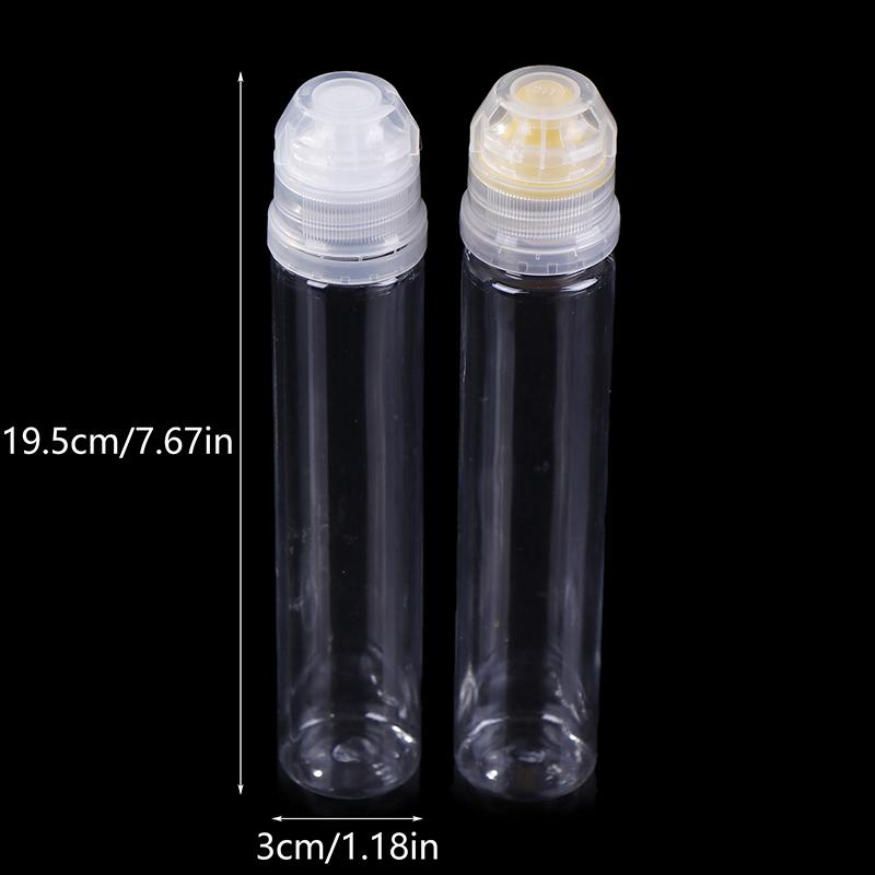 10Pcs Plastic Bottle Push Pull Replacement Caps Reusable Portable Paste Packaging Bottle