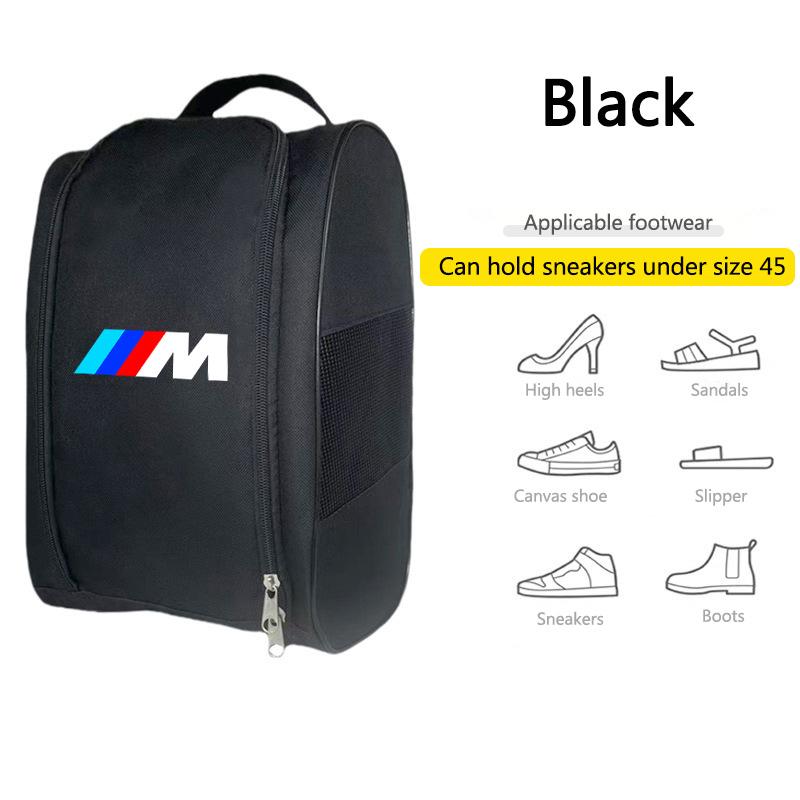 ORWI7 Car Sneaker Storage Bag Travel Outing Shoe Storage Tools For BMW M F10 F30 E46 G28 G20 G30 E60 E39 G30 X5 X6 E90 Car Accessories