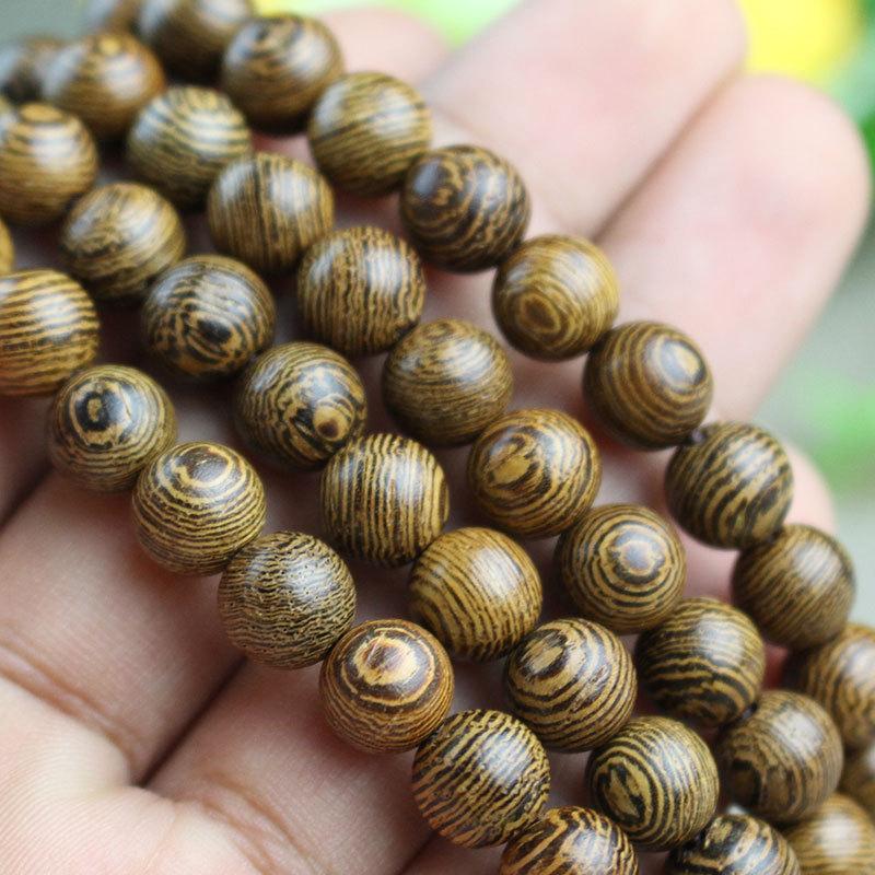 108 Rosenholz-Perlenarmband Natürliches Duftendes Sandelholz Gebets-Buddha Meditation Holz-Yoga-Perlen Retro-Halsketten für Männer Frauen