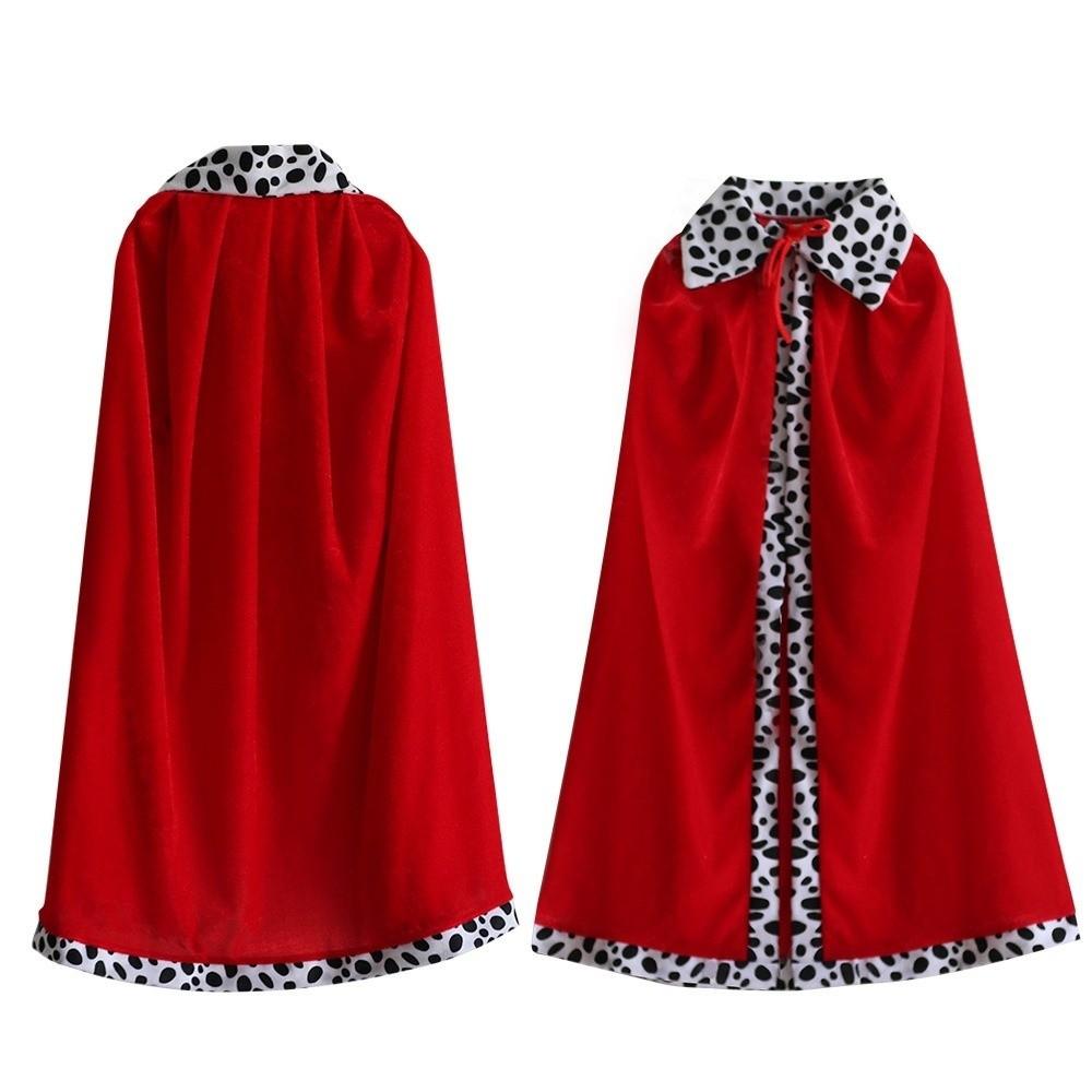80/90/130/150cm Halloween King Cloak Cosplay Dress Up  for Parent-child Activity