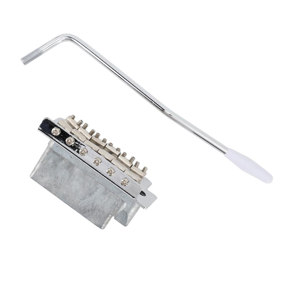 52,5 mm Tremolo-Brücke mit Hebel Zinklegierung Vintage E-Gitarrenbrücke Ersatz für Fender Strat Style Gitarren