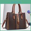 Fashionable Large Capacity Color Block Tote Bag For Women Stylish Casual Use