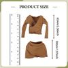 1:6 Female Crop Tops Action Figure Clothes Fashion Handmade Cosplay Long Sleeve Top for 12''