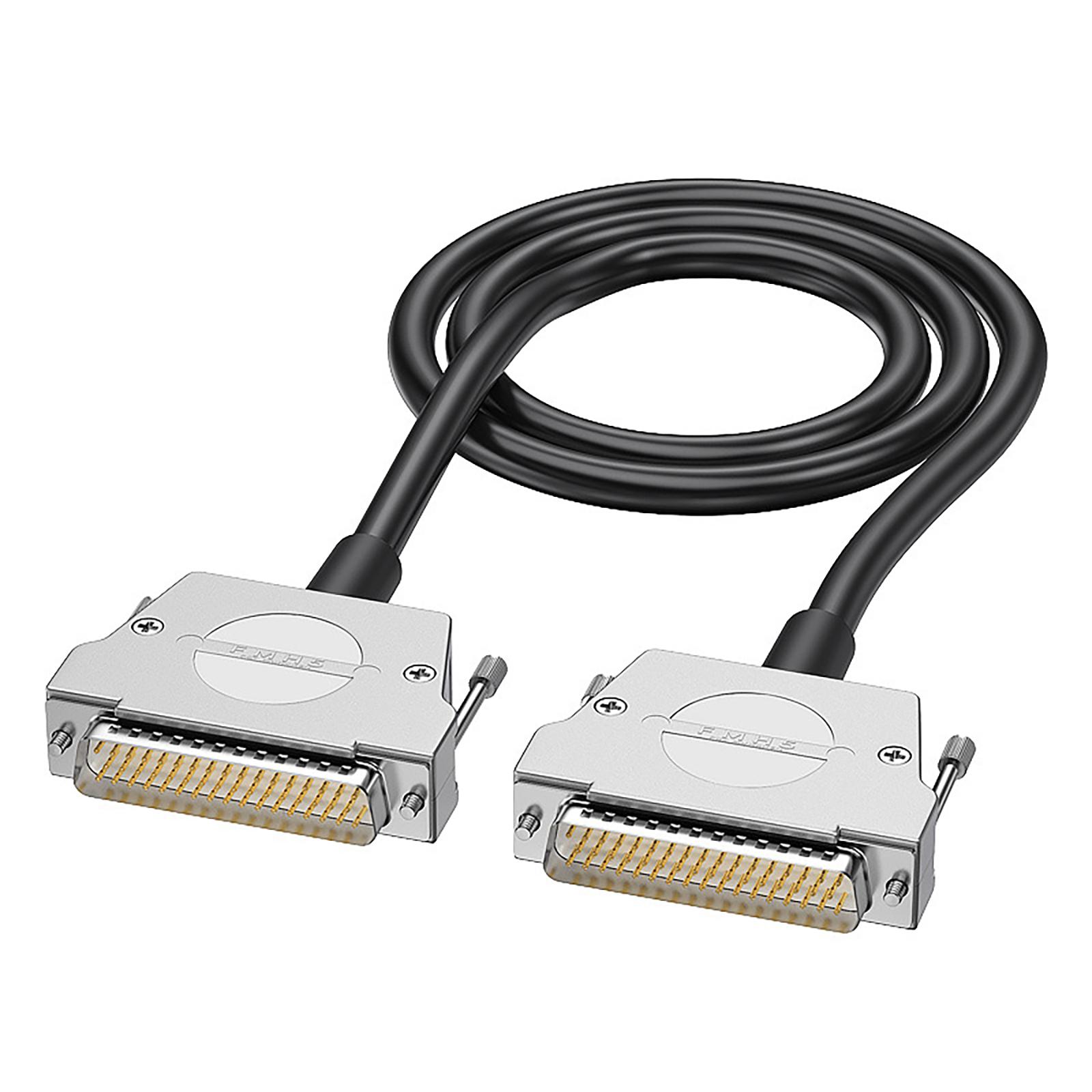 

High Density D Sub 50Pin Male Female Shielded Cable PVC Jacketed Extension Cord for Industrial Use 1M