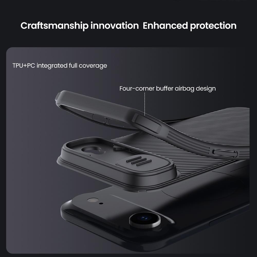NILLKIN Camshield Pro Series for iPhone Air Case PC + TPU Slide Camera Lid Phone Cover