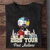 Post Malone The Big Ass Stadium 2025 Tour Kurzarm Schwarz T-Shirt BB78