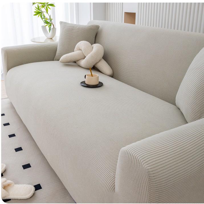 Vissezonas neslīdošs velveta dīvāna pārklājs 3-Seater