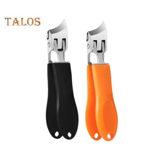 Nagelknipser mit weiter Backenöffnung, gebogen, für Senioren, spritzwassergeschützt, abgeschrägter Nagelknipser, langer Griff, gebogene Klinge, Nagelschneidewerkzeug