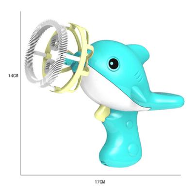 Automat Dolphin Bubble Machine Cartoon Summer Leisure Toy Outdoor 100ML