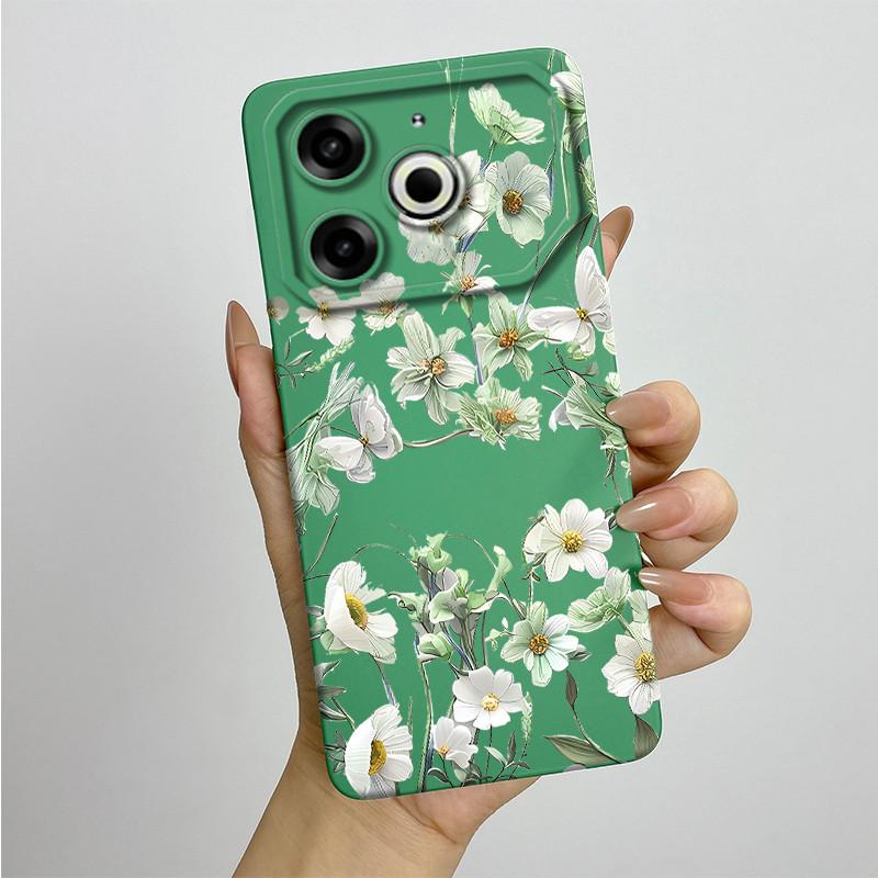 Per Tecno Pova 6 Neo Custodia POVA6NEO Silicone TPU Morbida Custodia per Telefono Verniciata Stampata Antiurto Protettiva Cover Posteriore