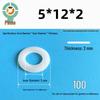 Thickened Nylon Plastic Flat Washer: Hard Plastic Gasket M2-M16