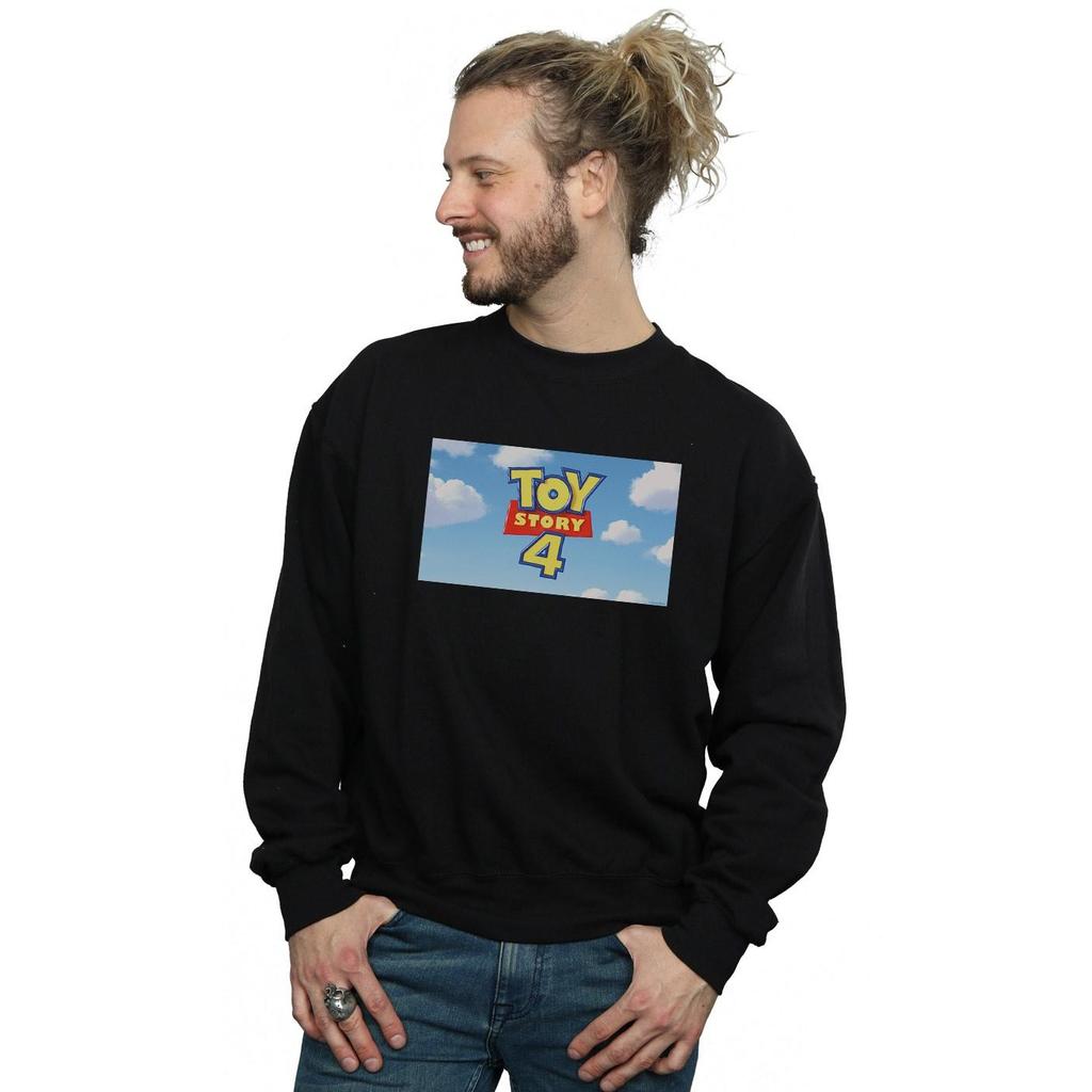 Disney Mens Toy Story 4 Cloud Logo Sweatshirt
