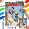 Oil Painting Kit Painting Art Jungle Book Bedroom Wall Decoration Handmade Diy Gift