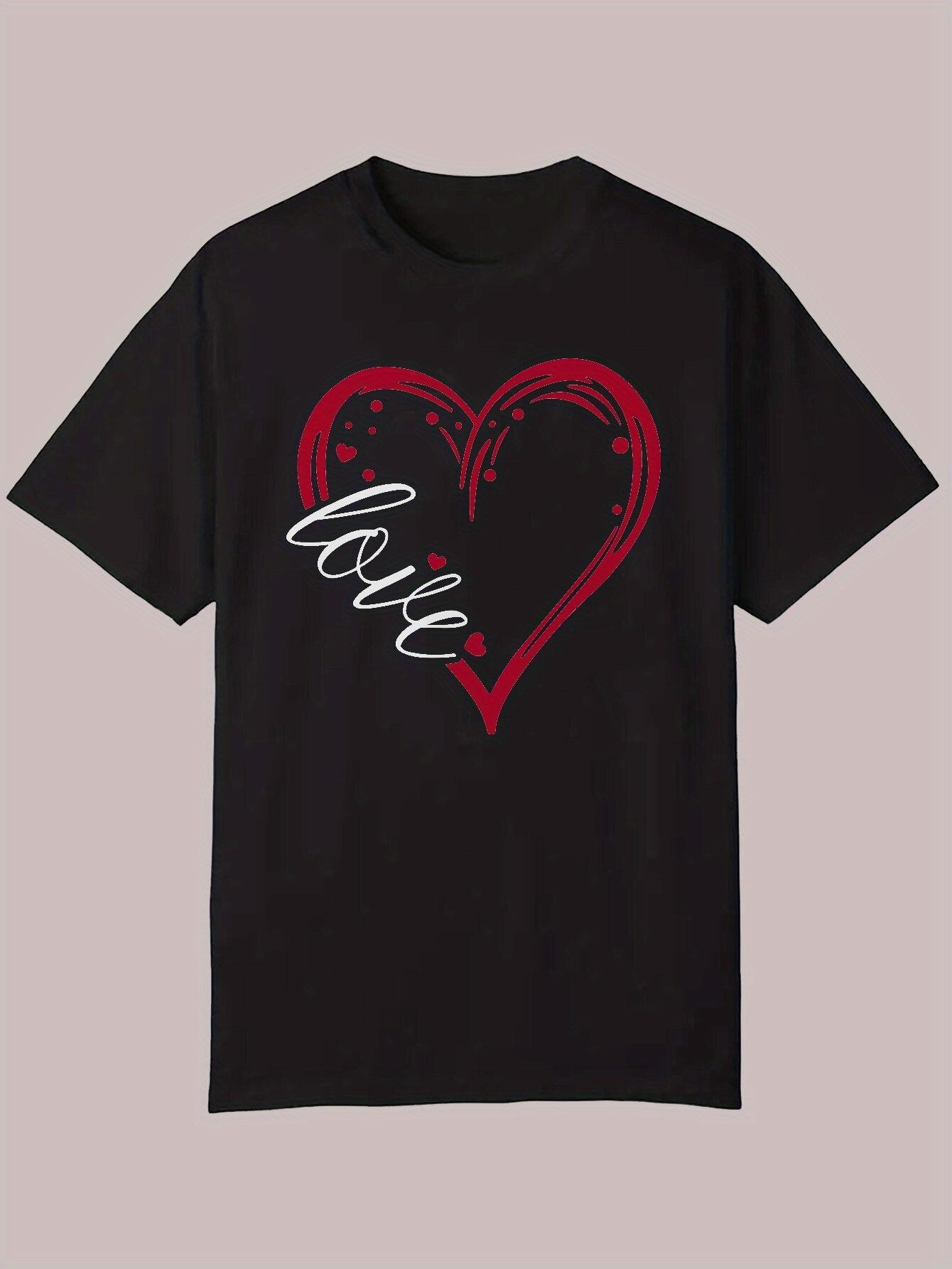 Casual Summer Graphic T-shirt - Round Neck XL
