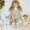 Multi-Colors Doll Winter Overcoat Fashion Horn Button Coat Tops for 1/6 BJD 30cm Dolls DIY Toys
